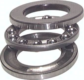 Axial Rillenkugellager, DIN 711, 110x145x25,0mm, ebene Auflage