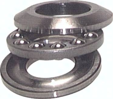 Axial Rillenkugellager, DIN 711, 75x135x48,1mm, kugelige Auflage