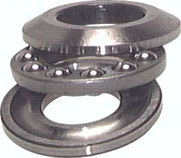 Axial Rillenkugellager, DIN 711, 25x52x19,8mm, kugelige Auflage