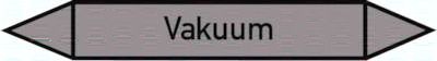 Rohrleitungskennzeichnung, 5er, 26 x 187, Vakuum