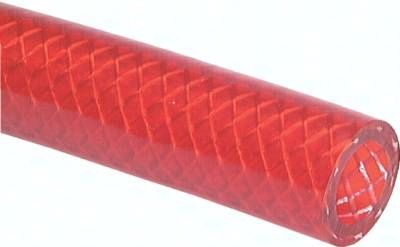 PVC-Gewebeschlauch 19 (3/4")x26,0mm, rot, Meterware