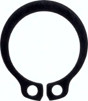 Sicherungsring A, DIN 471, 38mm, Federstahl phosphatiert