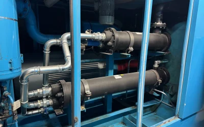 neue Kompressor Kühler an ECOAIR 250 kw Schraubenkompressor
